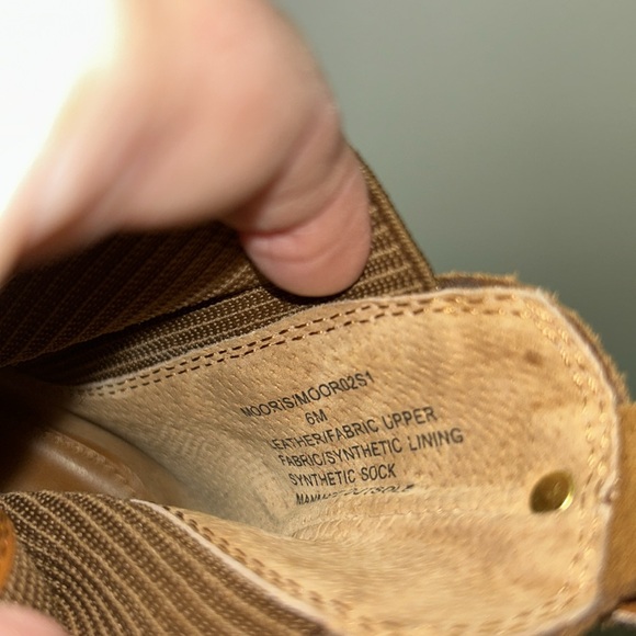 Gently used! STEVE Madden Saddle Brown Suede Wedge  Ankle Boots - Picture 6 of 12